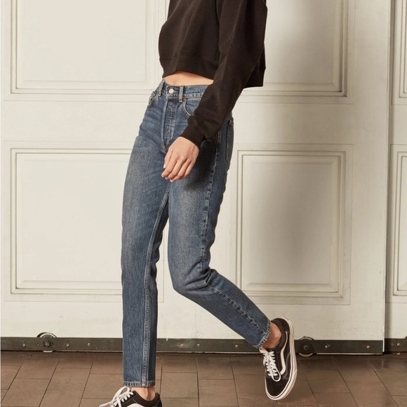 BOYISH x Free People - The Billy High Waisted Vintage Skinny Jean - Picture 8 of 9
